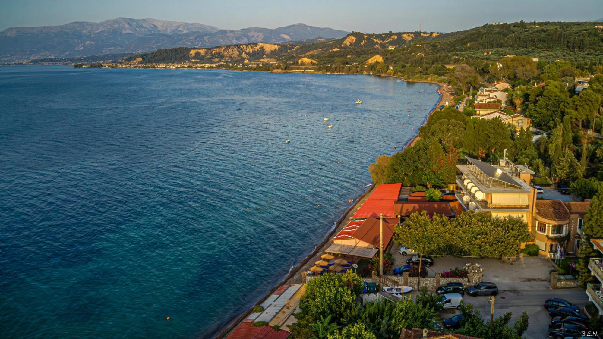 Hotel Castella Beach Alissos Exterior foto