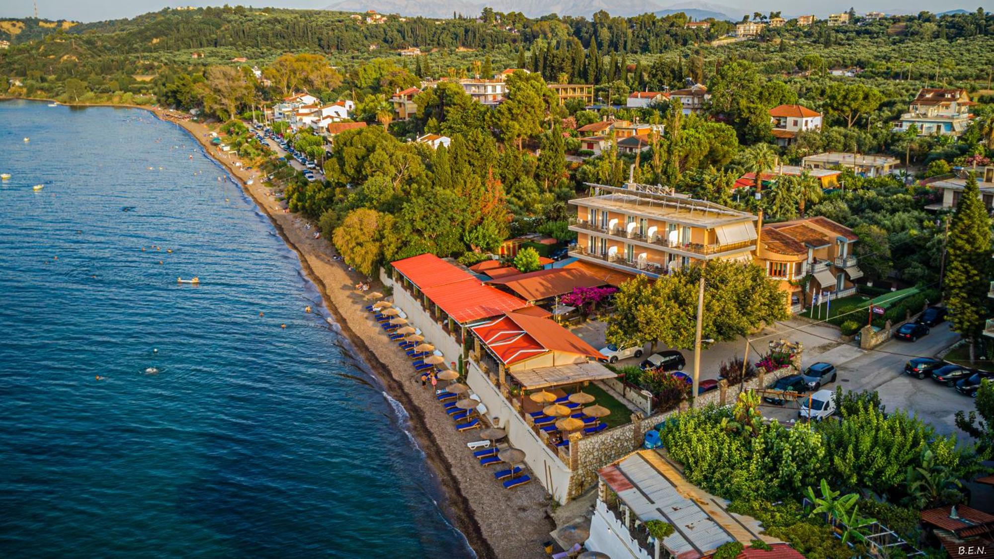 Hotel Castella Beach Alissos Exterior foto